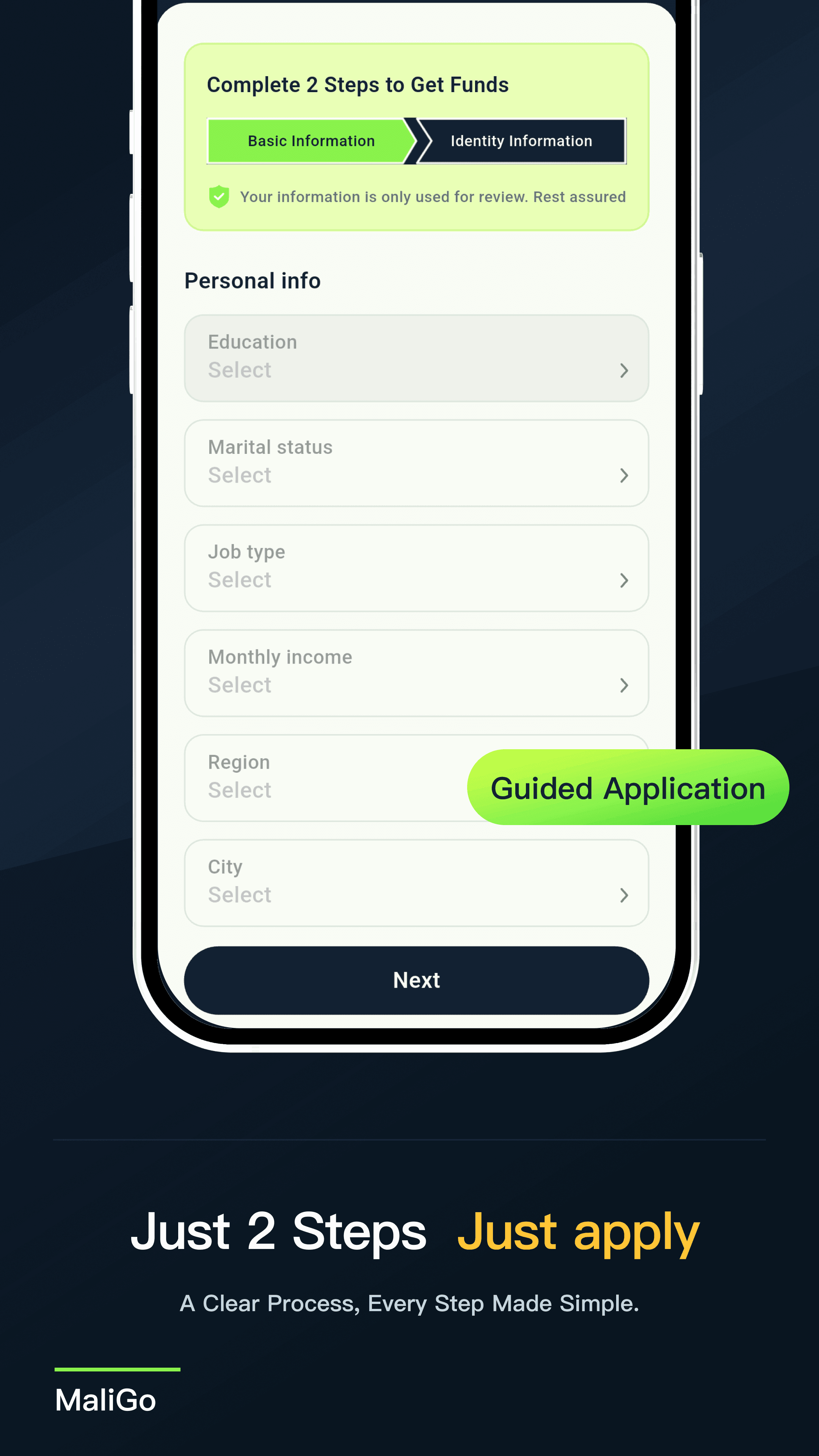 MaliGo app preview 2